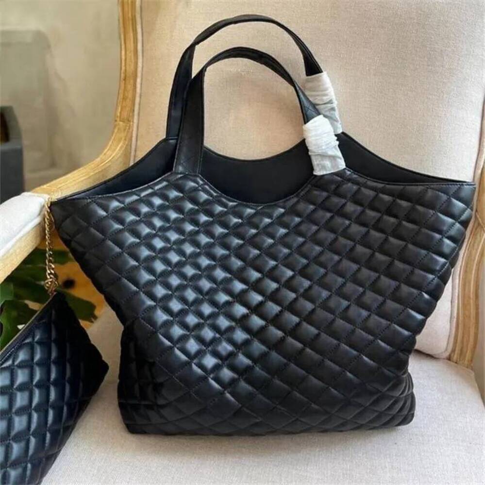 Shopper Designer Handbag High Quality Maxi Shopping Bag In Quilted Lambskin Women Large Tote Crossbody Shoulder Bags Luxury Purse