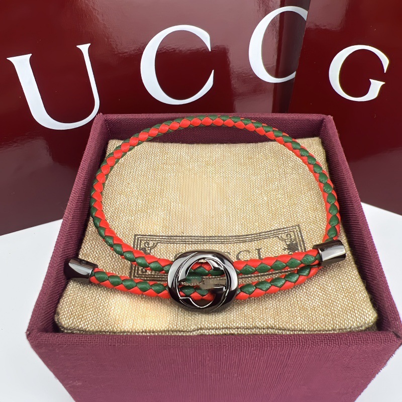 Designer Jewelry gg Bracelet s interlocking red green woven leather bracelet is fashionable light classic unique for both men and women