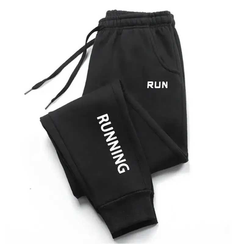 Letter Printing Autumn Winter Men's Solid Sweatpants Running Pants Joggers Sport Casual Trousers Fitness Gym Breathable Clothing S261016CDWC
