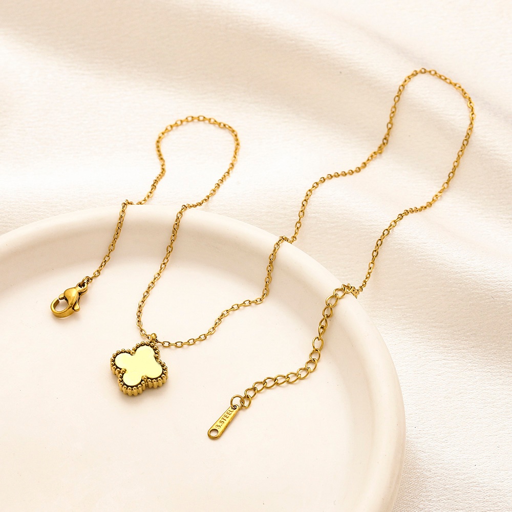 bijoux collier pendentif colliers femmes colliers bijoux de créateur luxe glace sur chaîne diamant collier femme en acier inoxydable 18K plaqué o