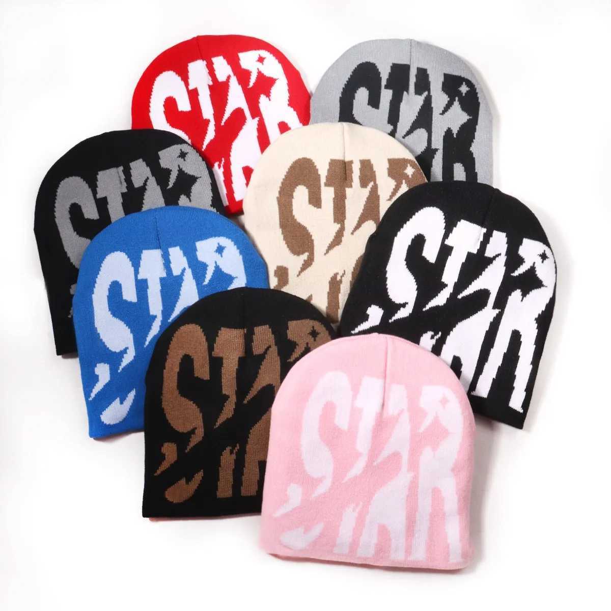 Beanie/Skull Caps Fashion Letter Beanie Unisex Knit Cap Multi-Way Outdoor Winter Skull Cap for Men WomenT261017