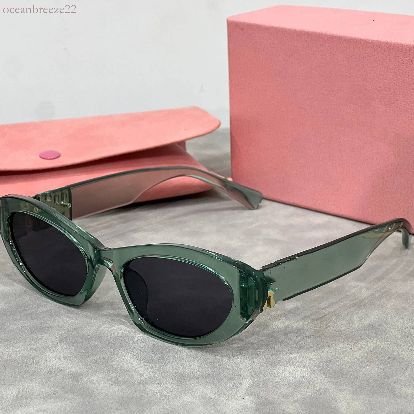 Mu Sunglasses High Quality Women Man Polarize mm Sunglasses Cat Eye Muilies Eyeglass Designer Luxury Brand Shade Fashion Small Frame muiity Sunglass