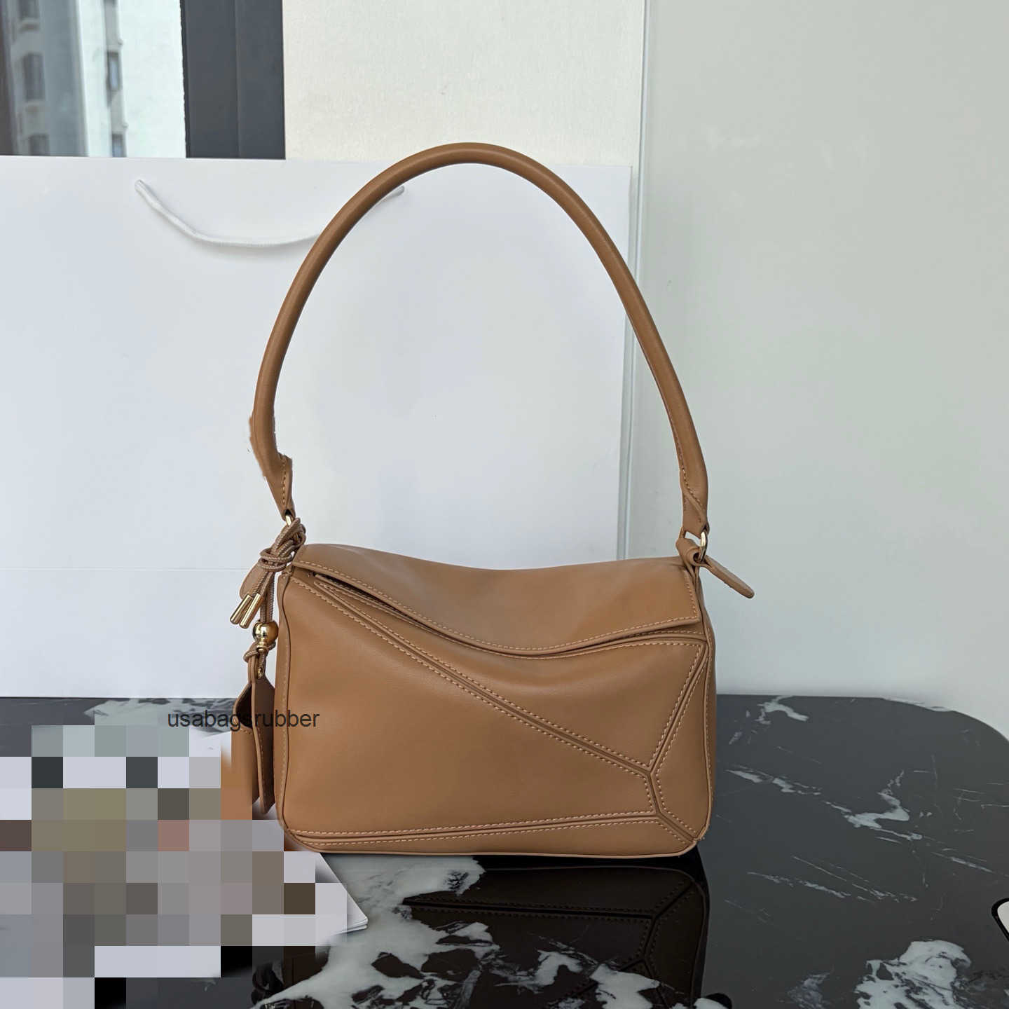 Minimalist Designer Style Trendy geometric bag Korean style minimalist Boston bag versatile pillow bag underarm bag