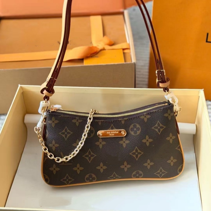 Designer bag shoulder bag Mini liv Pochette cross body Chain monogram brown old flower crossbody luxury high quality women classic handbag underarm