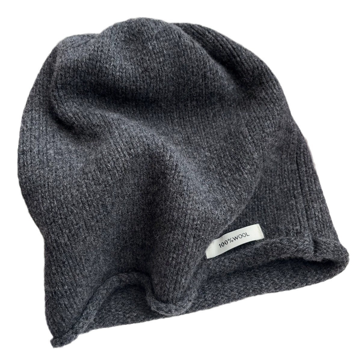 Solid Color Wool Knitted Beanie for Women, Autumn Winter Japanese Style, Simple Versatile, Warm and Cold-Proof, Ear Protection, Head-Wrapping Hat