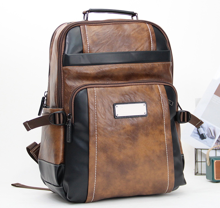 Designer Women Men Backpack Vintage Fashion Flap Buckle Backpacks Luxury Leather Travel Backpack Large Capacity Laptop Bag For Girls Boys