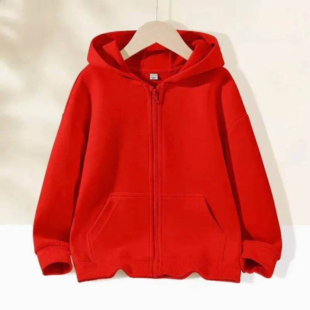 Girls Hoodie Ren Hooded Sweatshirt Jackets Sportswear Cardigan Tops pullover S Zipper Casual Jacket Teenager Spring Autumn Clothin