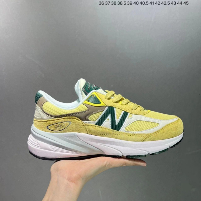Premium Designer 990V6 Original Grey Men's and Women's Versatile Dad-Style Casual Retro Running Shoes ML990GL6