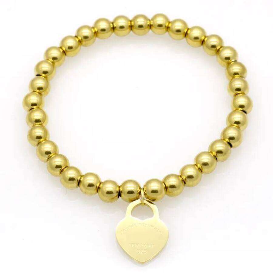 2026 Heart Bracelets Charm Bracelet perfume Classic Stainless Steel Bracelet Plated With cologne Temperament Joker Pendant Jewelry Designer ss9
