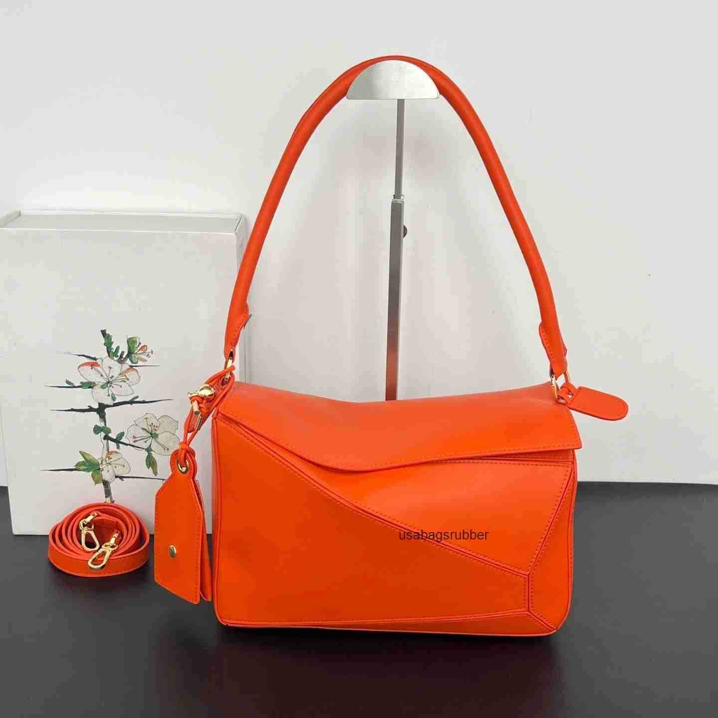 Modern Designer Style new puzzle style long handle medium sized geometric underarm bag a trendy and versatile shoulder bag with a high end feel