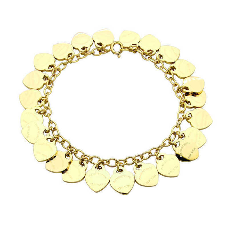 ace Designer Bracelet Women 925 Charm Heart Silver 18K Gold Chain Necklaces Fashion Choker decorative Simplicity Bracelets Luxury Jewel z002