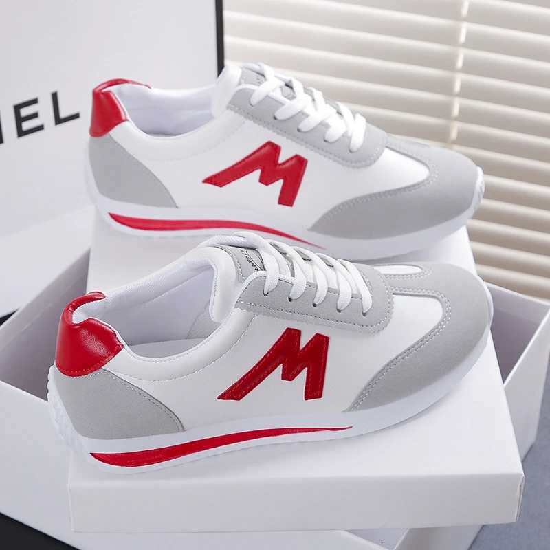 Casual Shoes Round Head Deep Mouth Sneakers Light Versatile Breathable Cross Lace Casual Sports White Shoes Forrest Gump Shoe Tennis Sneakers H26101