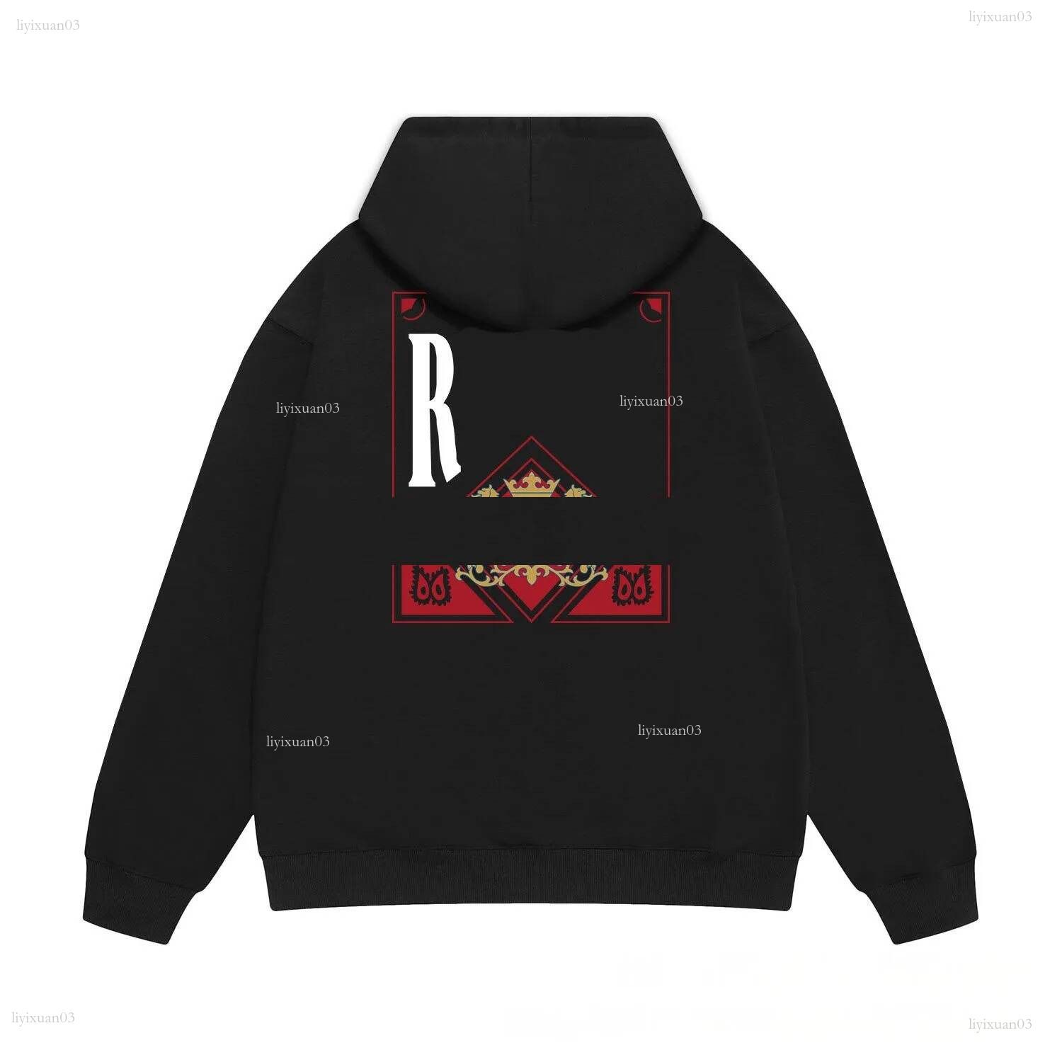 Rhu Designer Mens RH Hoodies Hip Hop Quality Fashion High Street Retro Luxury Hoodie Streetwear f22 69c bbf