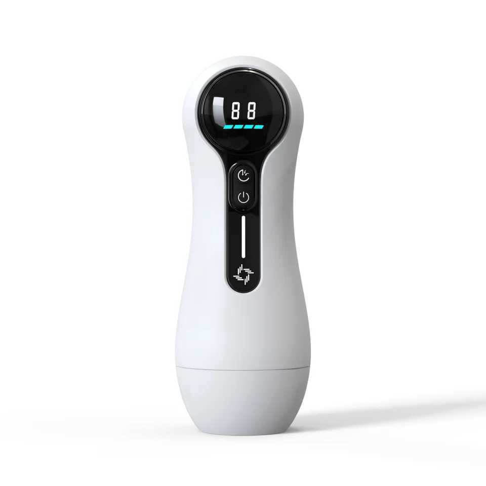 Male Automatic Vibration Masturbator Blowjob Sucking Machine Masturbation Cup Silicone Vaginal s for Men Adult Goods M261017