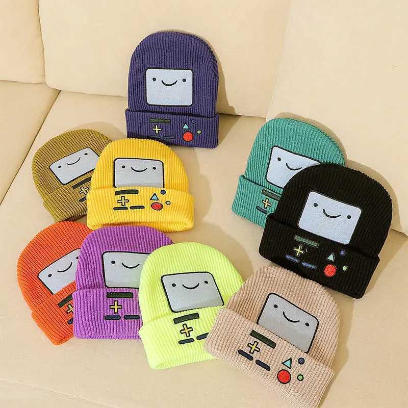 Beanie/Skull Caps New Cartoon Adventure Time Casual Beanies for Women Men Hip Hop Beanie Hat Lovely Warm Knitted Skull Bonnet Gorros Ski SkulliesT26