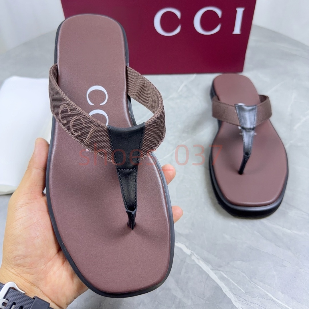 Designer Slides Flip Flops Men Women Luxury Sandals Cross Canvas Strap Slippers Web Thong Beach Slipper Rubber Flat Sole Slide Shoes Size 35-46