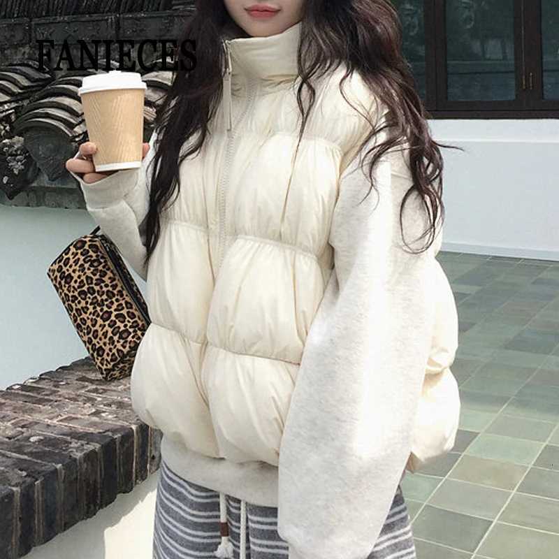Women's Down Parkas 2026 New Fashion Puffer Vest Coat Women Winter Stand Collar Sleeveless Down Cotton Jacket Lightweight Quilted Puffy Coat T2