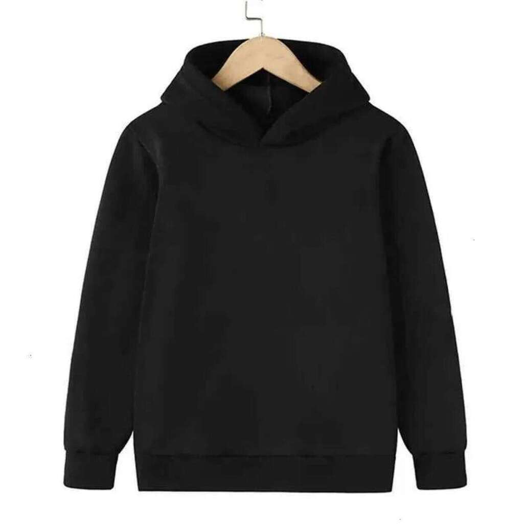 Girls Hoodie Kids Fashion Hoodies Spring Autumn Solid pullover Color Casual Sweatshirt For Boys And Girls Soft Comfortable Fabric Trend