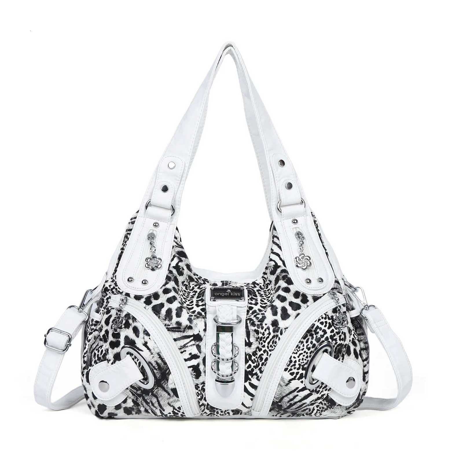 Evening Bags Versatile Women Handbags Leopard Shoulder Bag Top-handle Bag Fashion Satchel Dumpling Pack Shoulder Bag Large Tote Bag Purse H261016