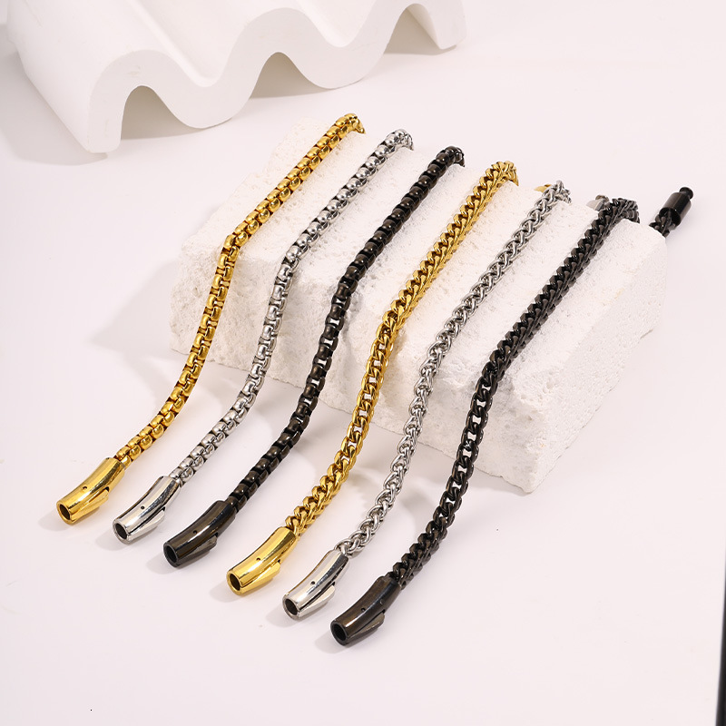 Titanium Men's Bracelet, Lightweight Stylish Accessory, Niche Fashion Trend That Won't Fade, Featuring Dragon Bone Chain Design, Hip-Hop S