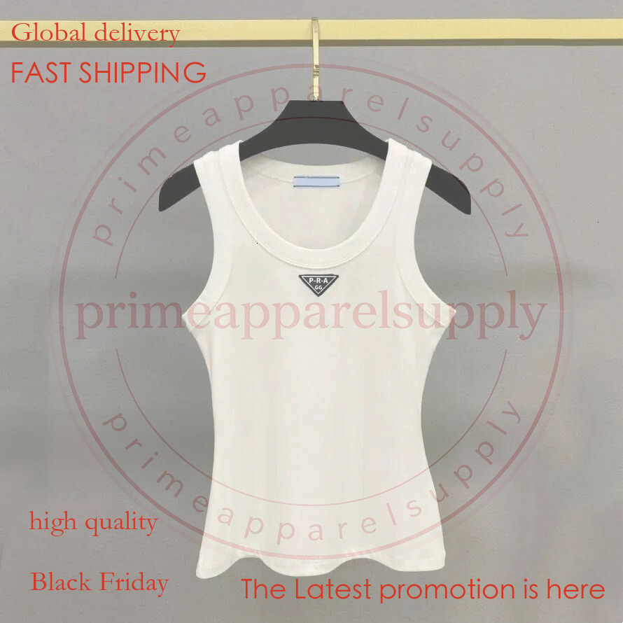 GG P R A Desier Womens Tees High Quality Tank Top Summer Fashion Sexy Crop Tshirt Knit Sleeveless Backless Tops Dress Ladies' sexy vest with ho