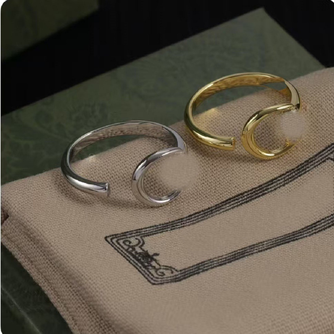 Designer Jewelry gg rings Open Adjustable Women s Niche High End Index Finger Ring Light Luxury Versatile Accessory