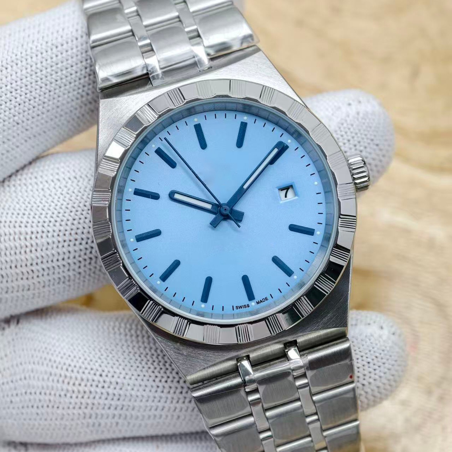 Brand High Quality Mechanical Automatic Watches for Men and Women - Luminous Sapphire Waterproof Dial - 904L Stainless Steel and Leather Strap - Fas