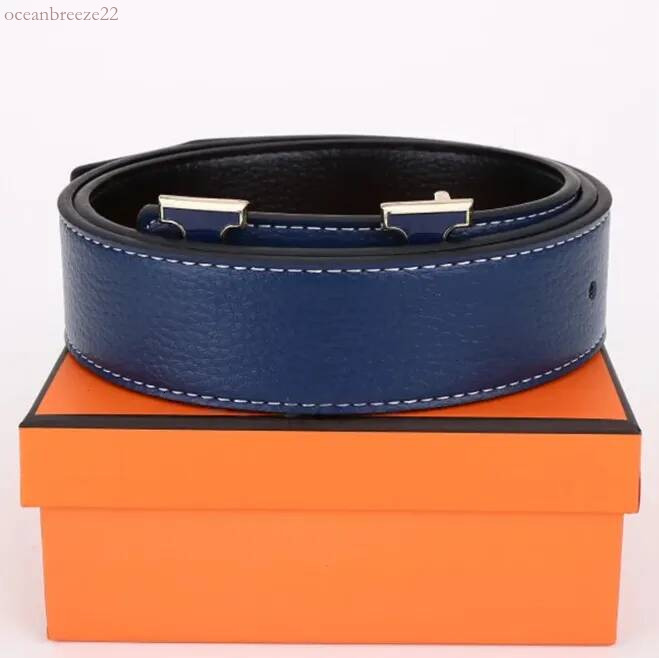 Herrmms Belt Gift Belts For Men Designer Women Luxury Ceinture Homme Black Smooth Buckle Unisex H belt Fashion Waistband Mens Brand hness belt Width