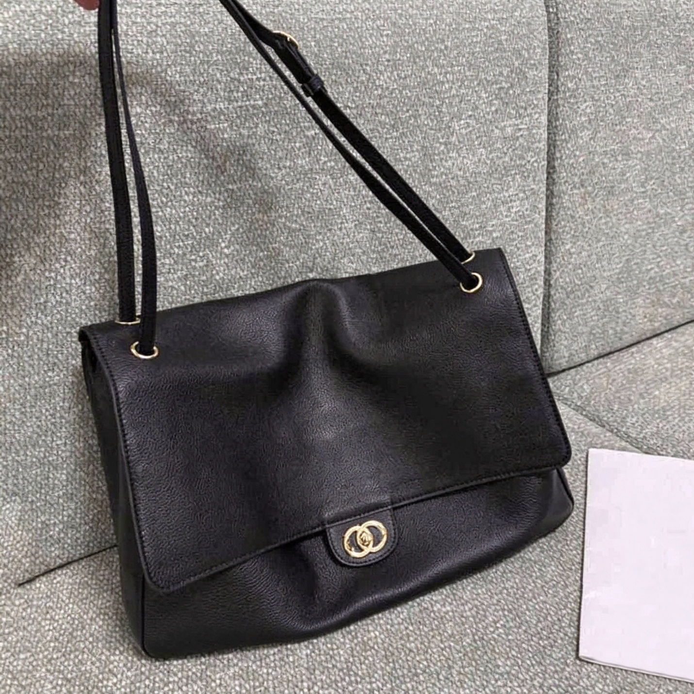 26S maxi sac Designer CF Messenger Sac Femmes Matelassé En Cuir Véritable Daim Rabat Sac À Bandoulière Grande Capacité Chaîne Sangle Sac À Main M