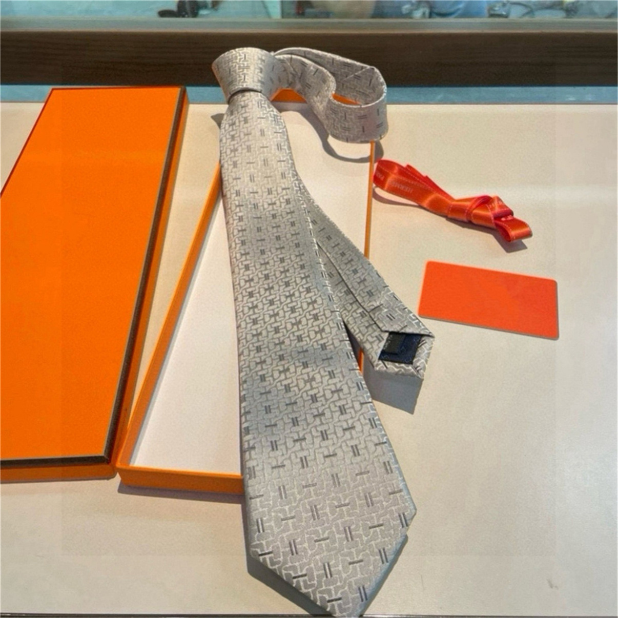 Fashion Aldult Jacquard Party Wedding Business Woven Design Hawaii Neck Ties box New Neck Ties High Quality Letter 100% Tie Silk black blue 9194
