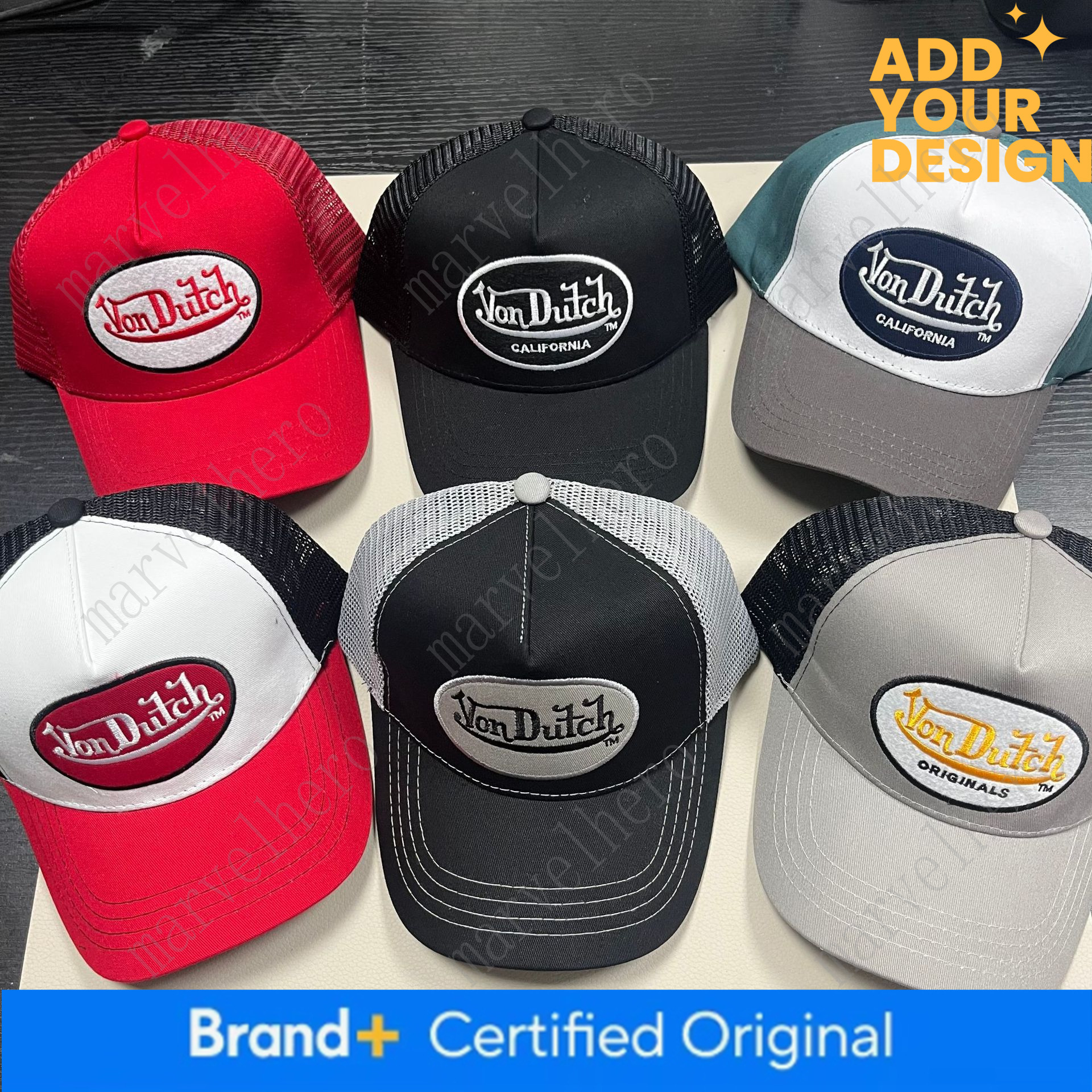 American Hip Hop Trucker Hat VON TEMU Style Richardson Mesh Cap Large Head Circumference Baseball Cap For Men With D Embroidery