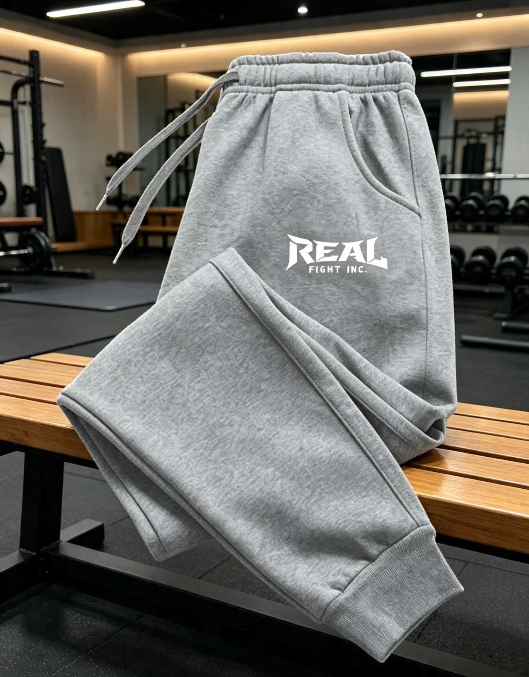 Men's 2-Piece Set Theme Print Cuffed Pants with Pockets Casual Sports Trousers Breathable Knitted Fabric Spring_Autumn Wear for S2610164U0C