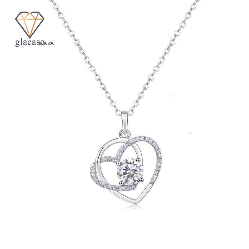 Women's S sier Clavicle Chain Necklace Non-Fading Thin Pendant Light High Quality