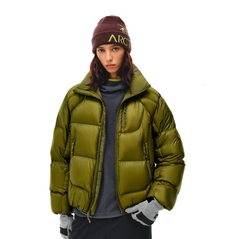 Designer 2026 winter new loose trendy couple aurora structured stand collar warm plus-size cotton coat women's cold-resistant outerwear