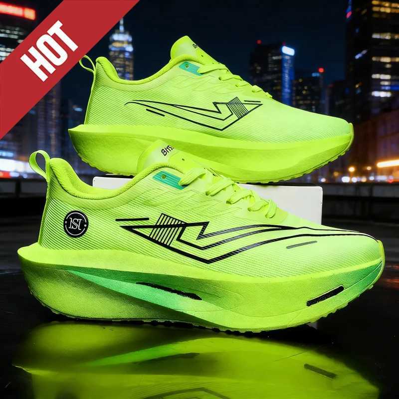 Casual Shoes Running Shoes Carbon Board Speciality Marathon Men Sports Breathable Lightweight Women's Comfortable Athletic Nonskid Sneakers H26