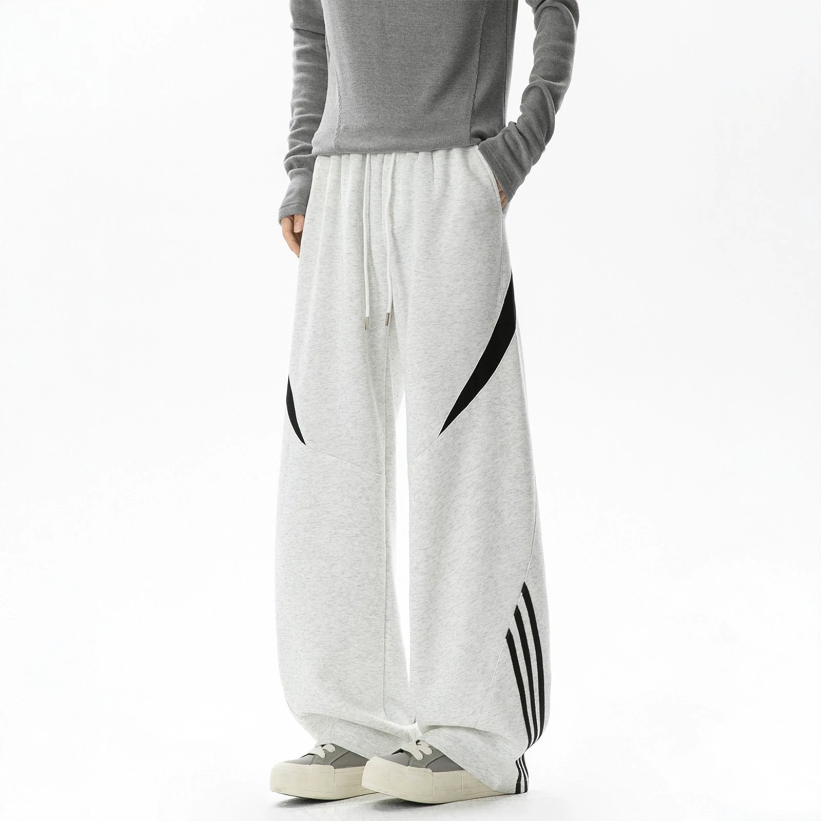 Designer men Sweatpants Trousers Hip Hop Mens Pants Pack Drawstring Fashion Man Sweatpants Casual Straight Linen Loose Trousers Summer Baggy wide le