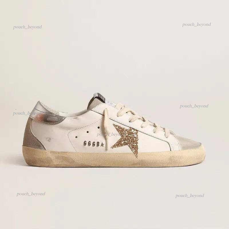 star sneakers TOP Luxury Designer Retro Star Shoes High quality women's Fashion classic leather heightening shoes 35 46 goolden Star Sneakers c