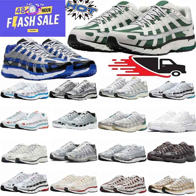 Designer 6000 men Breathable Running shoes Mesh Black Mesh Dark Grey Light Grey Running Shoes Retro Chunky Sneakers Cushion Athletic Footwear for St
