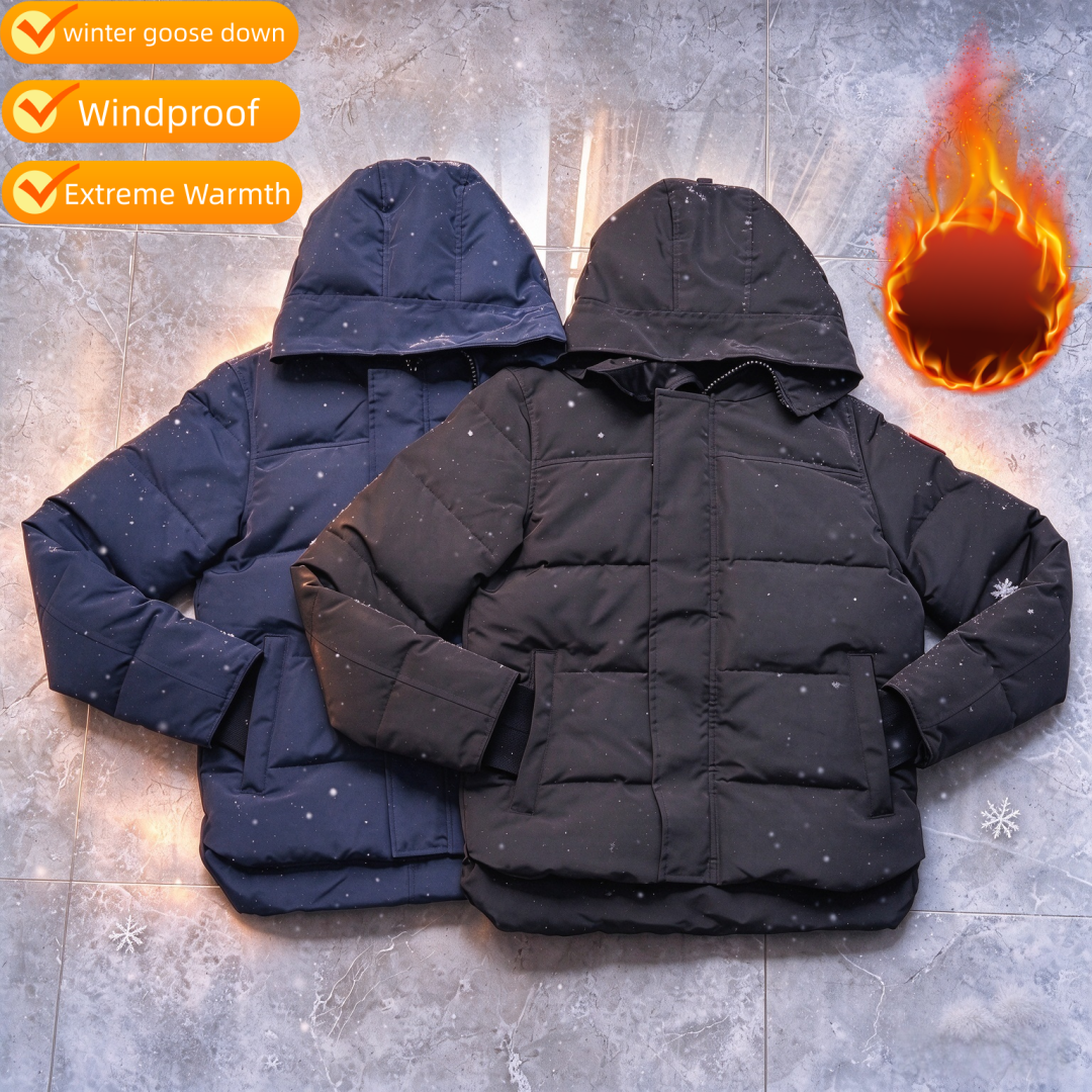 Designer High Quality Men Down Jacket Coat Real Big Wolf Fur Windproof Extreme Warmth Women Wyn Overcoat Clothing Fashi Winter Jacket Outerwear Park