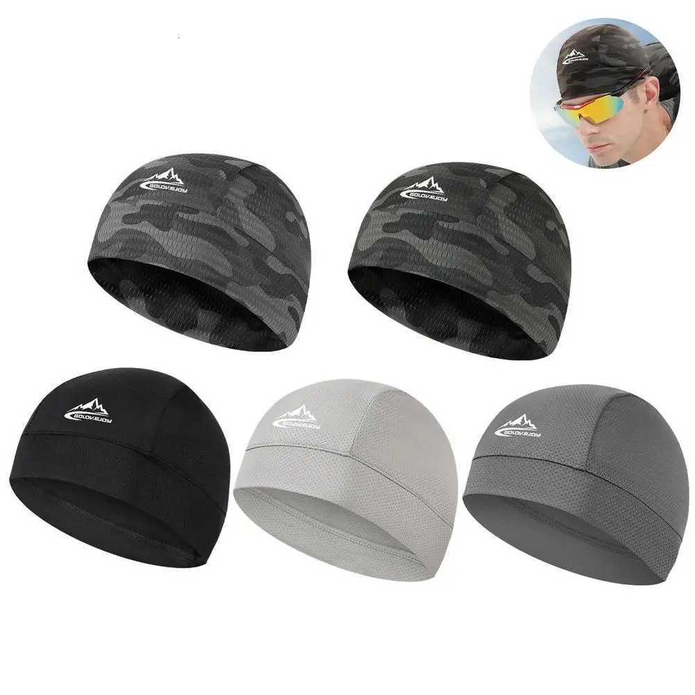 Beanie/Skull Caps Quick-Drying Skullcap Beanie Cycling Cap Hat Men Women Summer Ice Silk Riding Small Cap Running Sports Bike Lined HatT261017