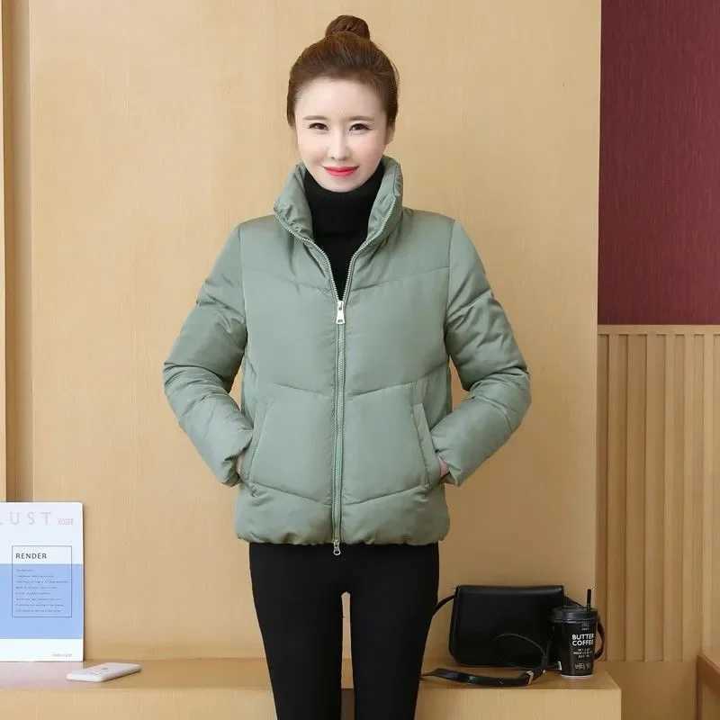Women's Down Parkas Down Cotton-Padded Jacket Women's Parkas 2025 New Autumn Winter Down Coats Outerwear Korean Thick Warm Cotton Padded C