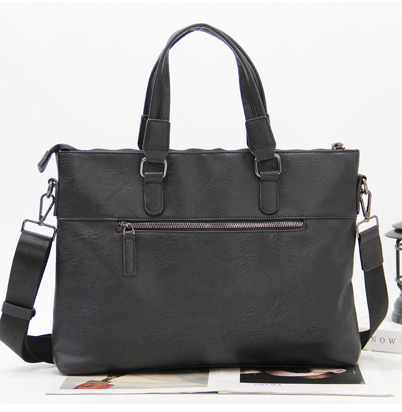 Luxury Leather Briefcase designer Handbag For men women pure Designer Laptop Handbag Business Messenger Shoulder Bag Striped Wallets