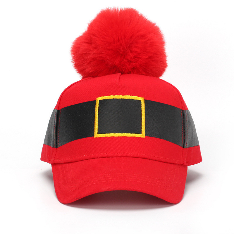 New Winter PomPom for Women Outdoor Versatile Christmas Baseball Cap Wholesale