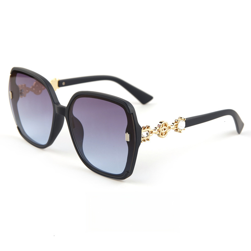Designer Luxury Brand&# 039 Sunglasses Fashion Large Frame Face-Slimming Sunglasses For Women High-End Internet Celebrity Style UV Protection Sungla
