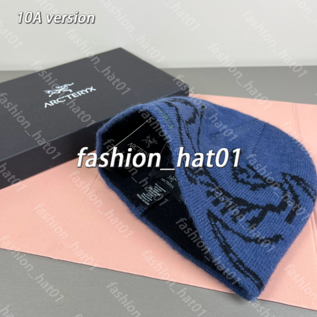 Classic arc beanie designer wool hat luxury cashmere hat embroidered ancient bird pattern street fashion brand Artery beanie GROTO TOQUE warm ski ha