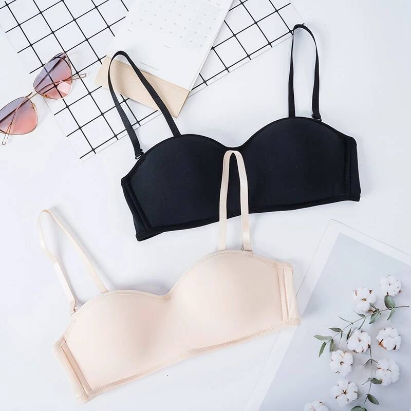 Women Invisible Bra Strapless Bralette 1/2 Cup Women's Underwear Female Seamless Party Wedding Bras Sexy Lingerie New dongdumaoyi