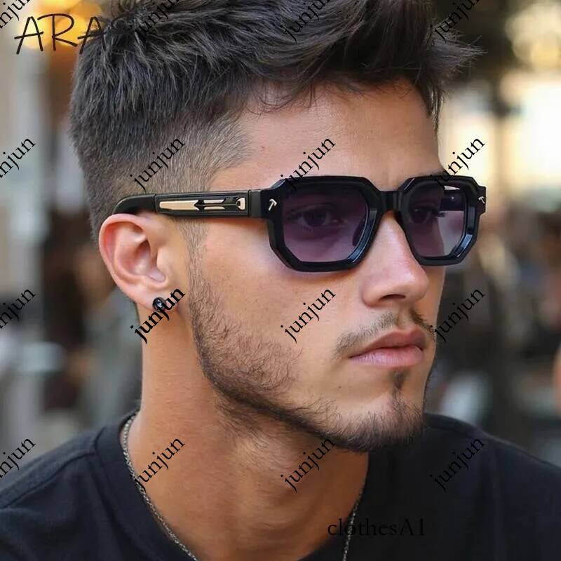 Polarized Square Sunglasses Men 2026 Luxury Brand Vintage Rectangle Sun Glasses Classic Driving Eyewear For Male UV400 Shades