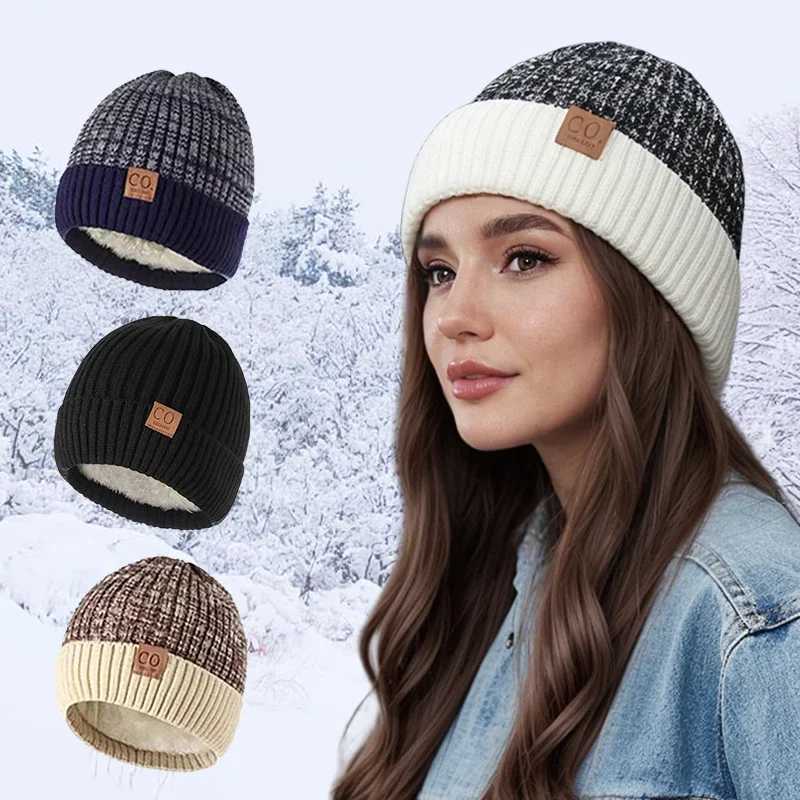 Women Brimless Cap Women Men Warm Lined Knit Ski Beanie Knitted Hats Are Suitable For Warm Daily Wear In Autumn Winter S261017KZ2D