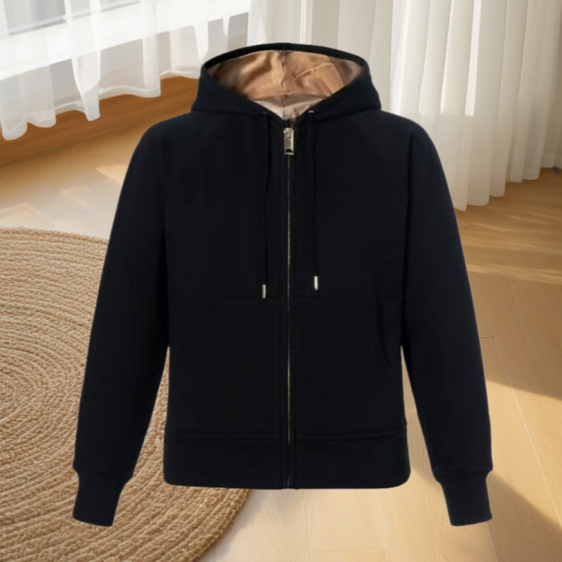 bbr designer hoodie Unisex Luxury Sportswear Durable Hooded Pullover Featuring High Quty Zippers Bur berries jacket