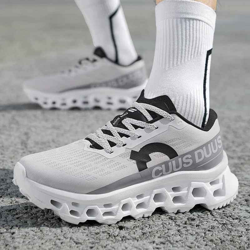 Casual Shoes Casual Sneakers Men's Cushion Running Trainers Shock Absorbing Supercritical EVA Sneakers Breathable Fitness Athletic Shoes H26101